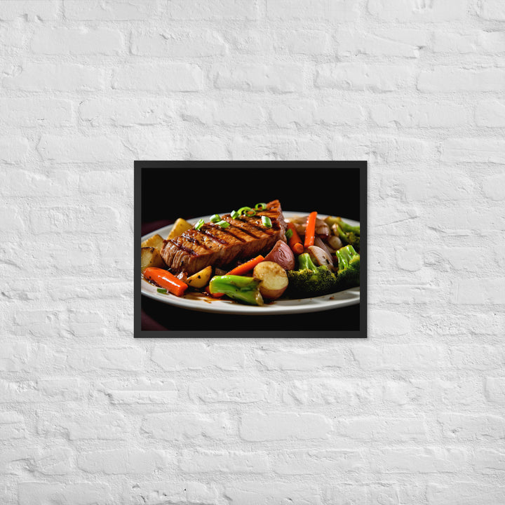 Sirloin Steak Framed poster 🤤 from Yumify.AI