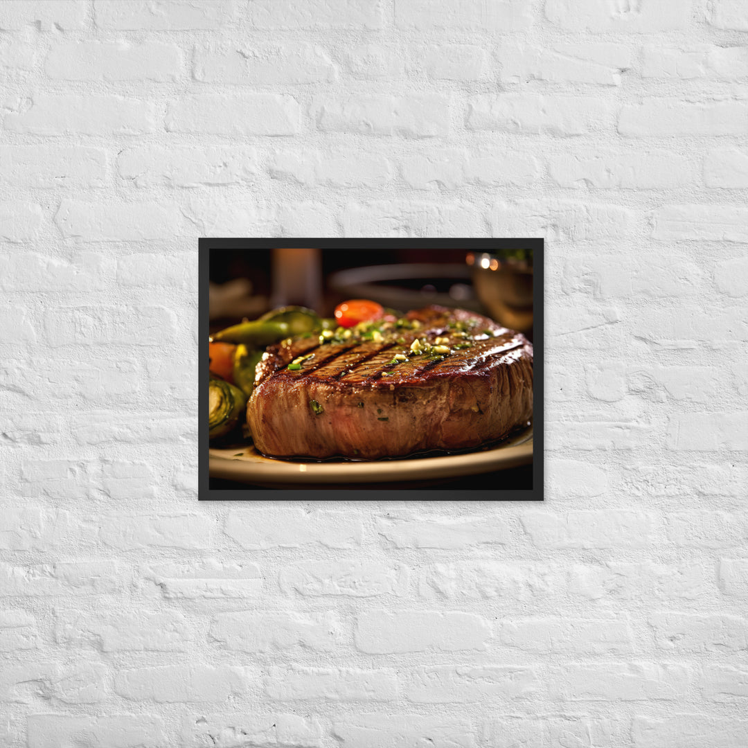 Ribeye Steak Framed poster 🤤 from Yumify.AI