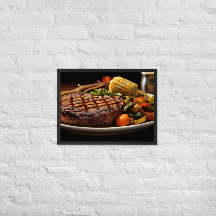 Ribeye Steak Framed poster 🤤 from Yumify.AI