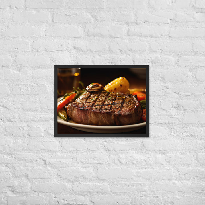 Ribeye Steak Framed poster 🤤 from Yumify.AI