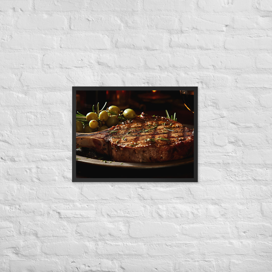 Italian Bistecca alla Fiorentina Framed poster 🤤 from Yumify.AI