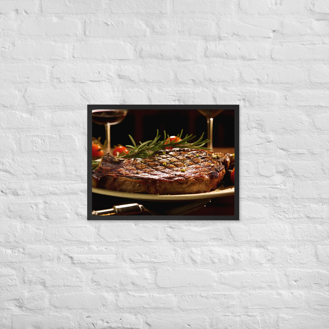 Italian Bistecca alla Fiorentina Framed poster 🤤 from Yumify.AI