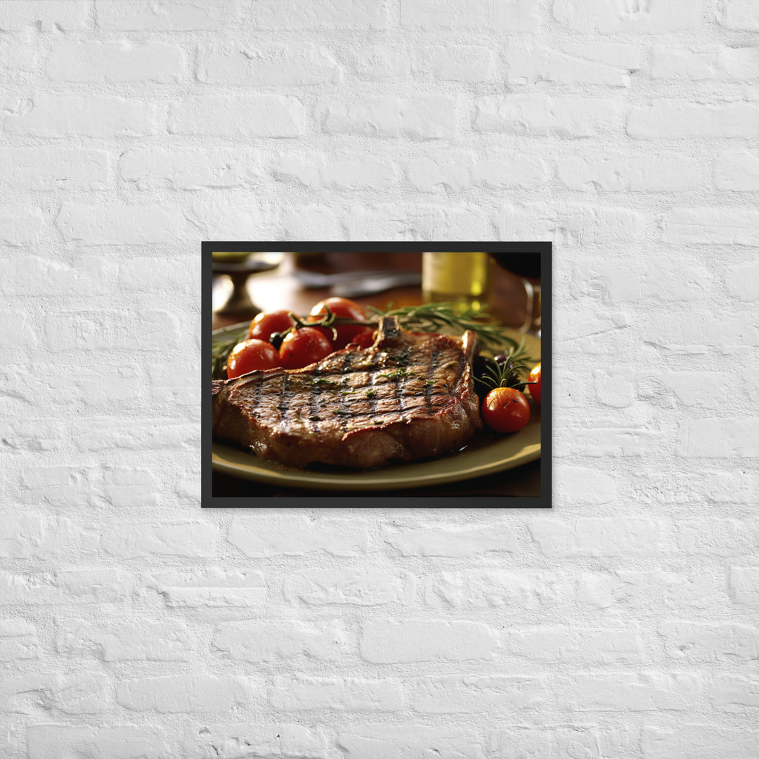 Italian Bistecca alla Fiorentina Framed poster 🤤 from Yumify.AI