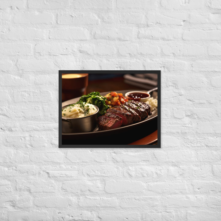 Hanger Steak Framed poster 🤤 from Yumify.AI