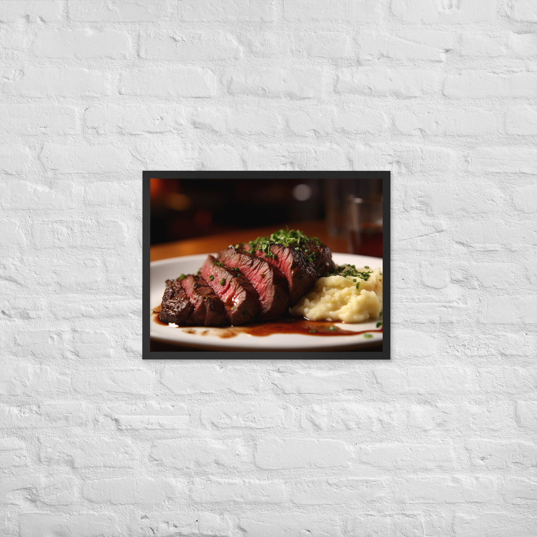 Hanger Steak Framed poster 🤤 from Yumify.AI