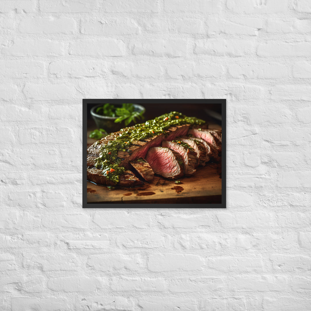 Flank Steak Framed poster 🤤 from Yumify.AI