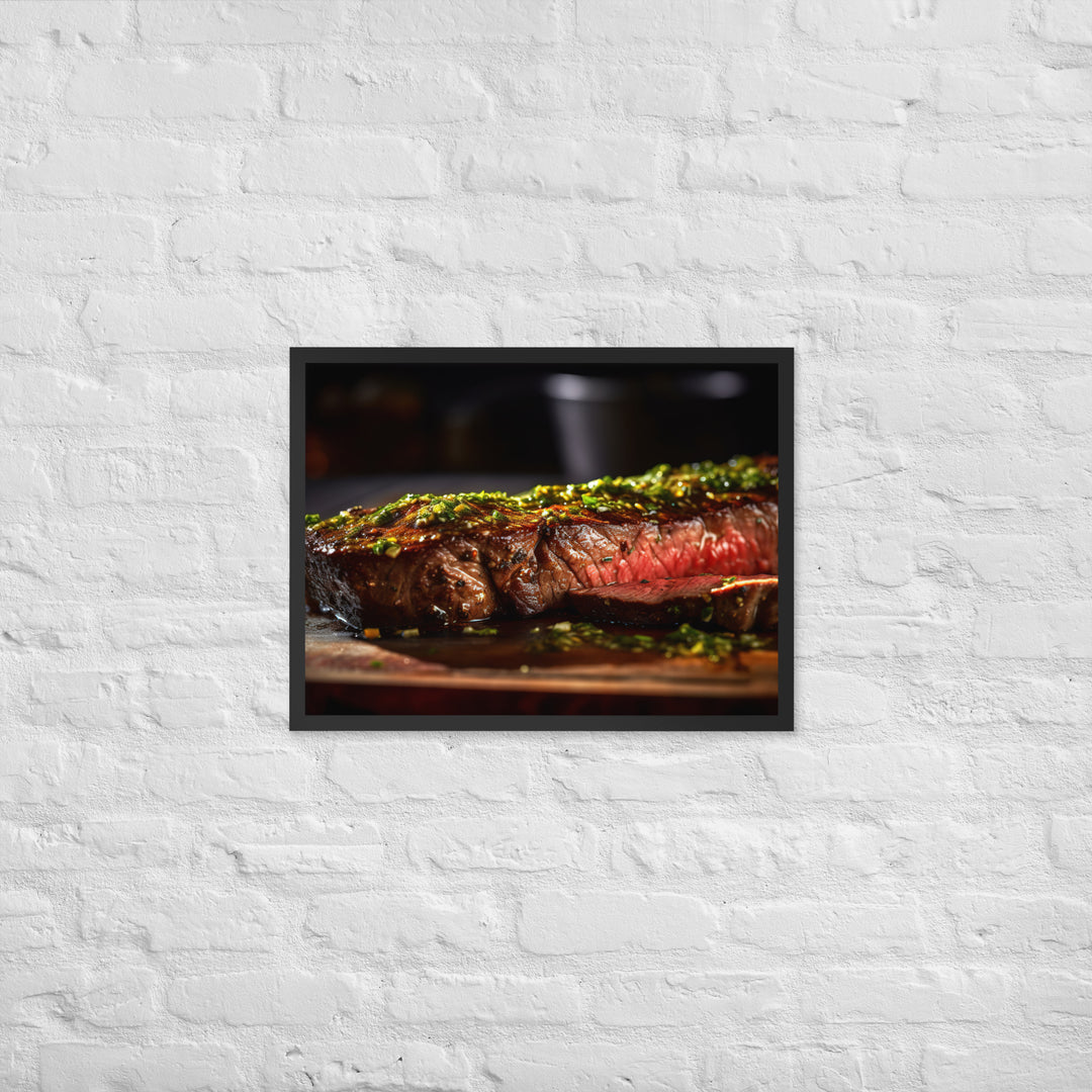 Flank Steak Framed poster 🤤 from Yumify.AI