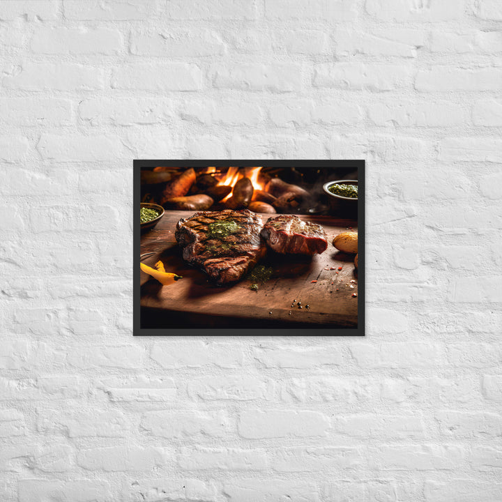 Argentinean Asado Framed poster 🤤 from Yumify.AI