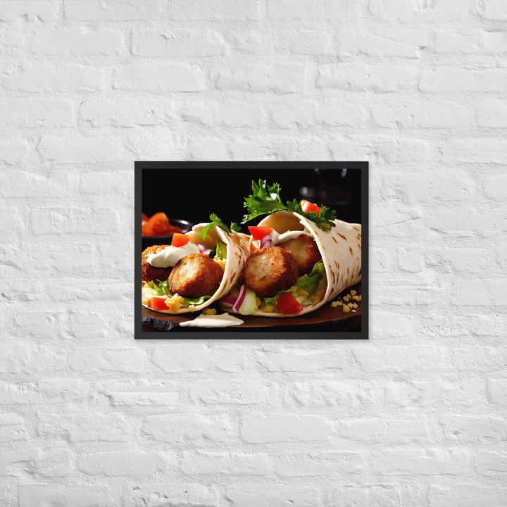 Classic Falafel Framed poster 🤤 from Yumify.AI