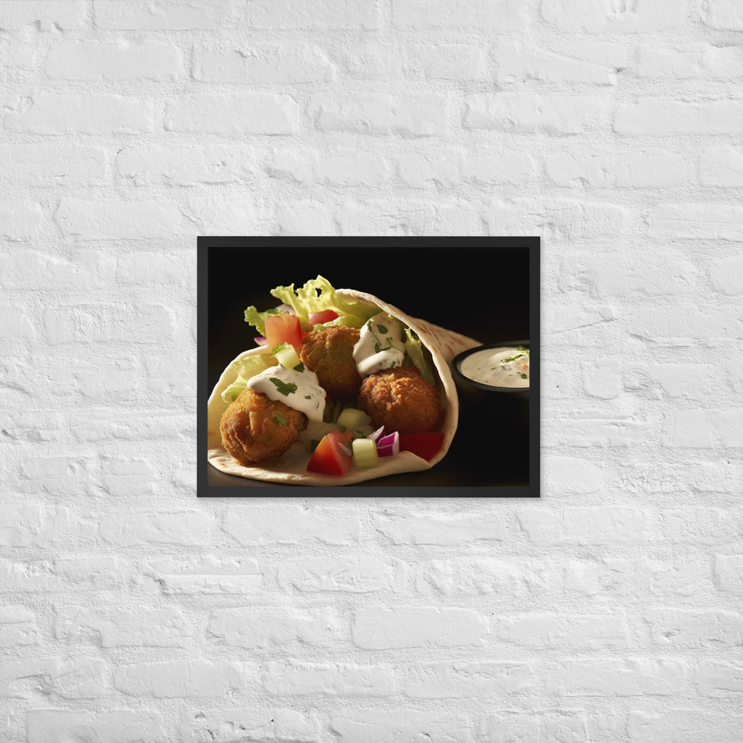 Classic Falafel Framed poster 🤤 from Yumify.AI