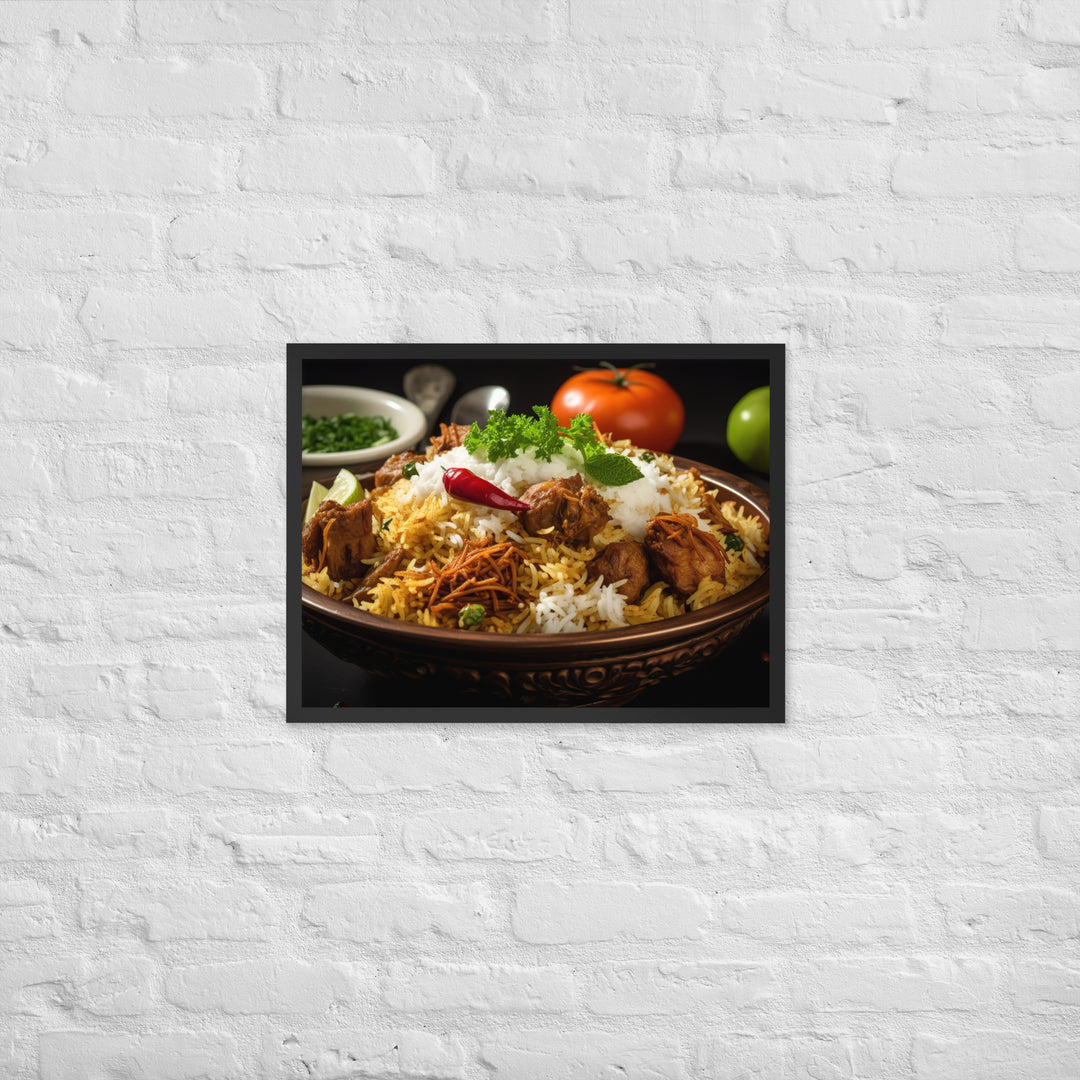 Mutton Biryani Framed poster 🤤 from Yumify.AI