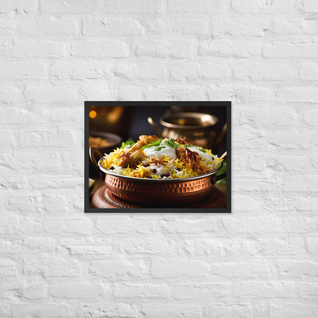 Lucknowi Biryani Framed poster 🤤 from Yumify.AI