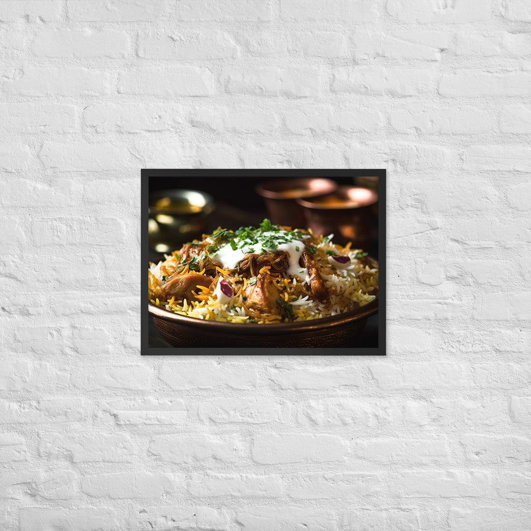 Lucknowi Biryani Framed poster 🤤 from Yumify.AI