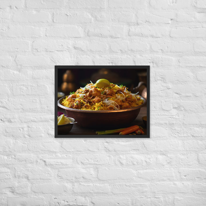 Hyderabadi Biryani Framed poster 🤤 from Yumify.AI