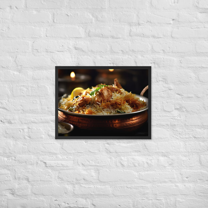 Hyderabadi Biryani Framed poster 🤤 from Yumify.AI