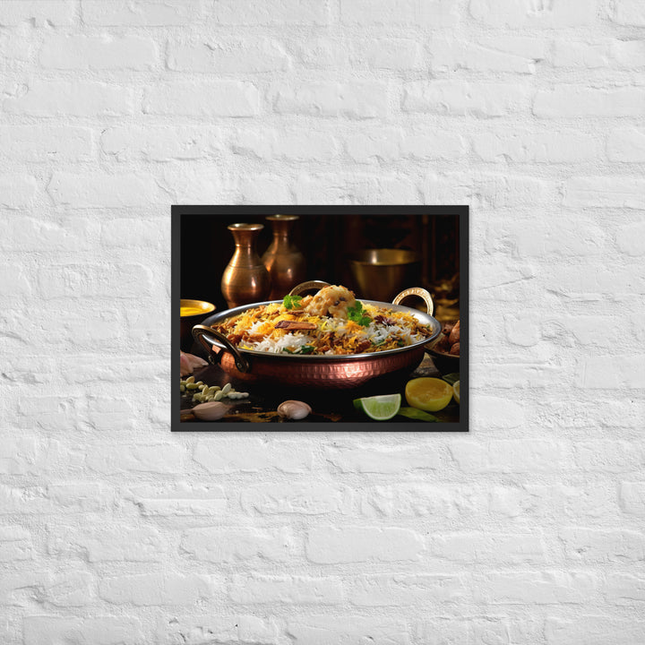 Hyderabadi Biryani Framed poster 🤤 from Yumify.AI