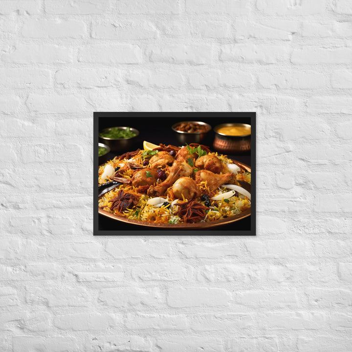 Hyderabadi Biryani Framed poster 🤤 from Yumify.AI