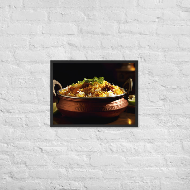 Dum Biryani Framed poster 🤤 from Yumify.AI