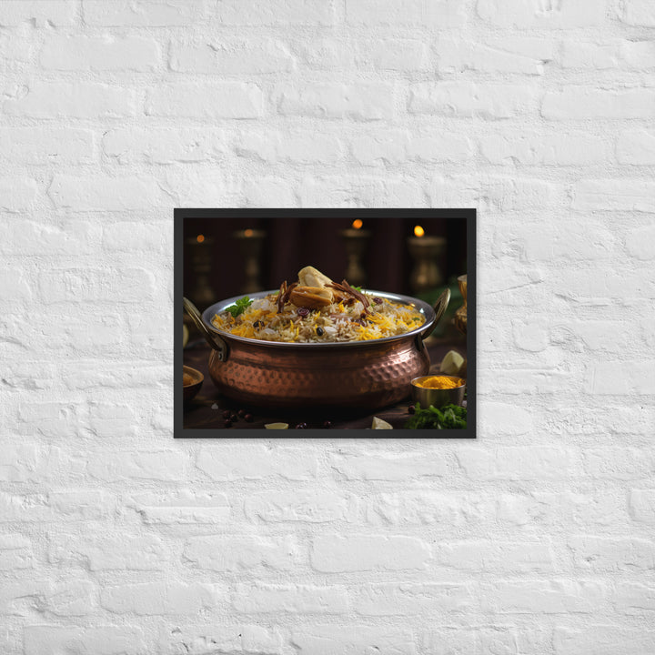 Dum Biryani Framed poster 🤤 from Yumify.AI