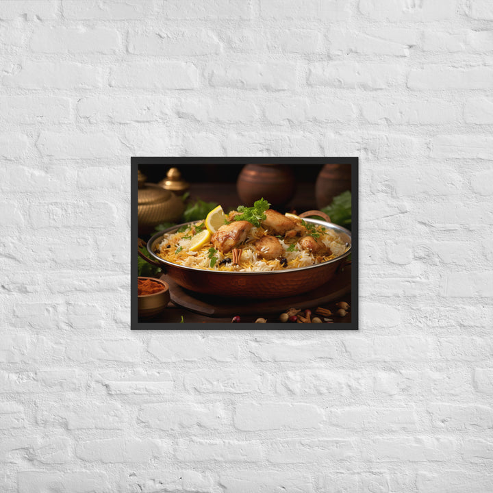 Chicken Biryani Framed poster 🤤 from Yumify.AI