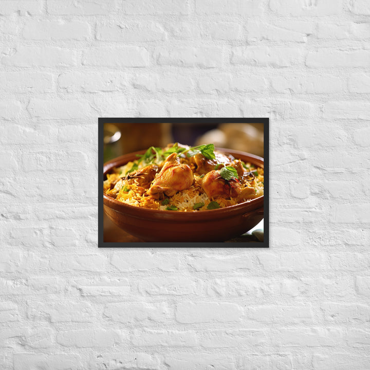 Chicken Biryani Framed poster 🤤 from Yumify.AI