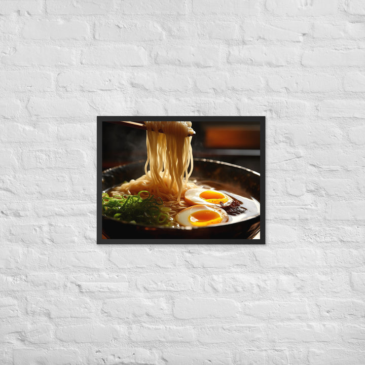 Tsukemen Framed poster 🤤 from Yumify.AI