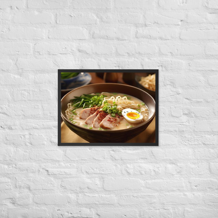 Tonkotsu Ramen Framed poster 🤤 from Yumify.AI