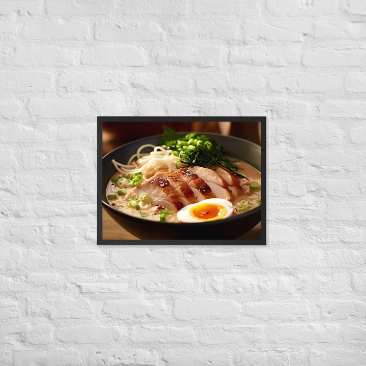 Tonkotsu Ramen Framed poster 🤤 from Yumify.AI