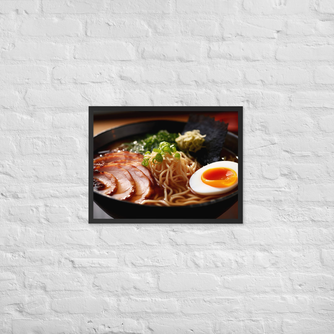 Shoyu Ramen Framed poster 🤤 from Yumify.AI