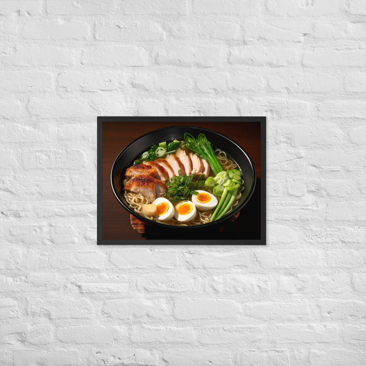 Chicken Ramen Framed poster 🤤 from Yumify.AI