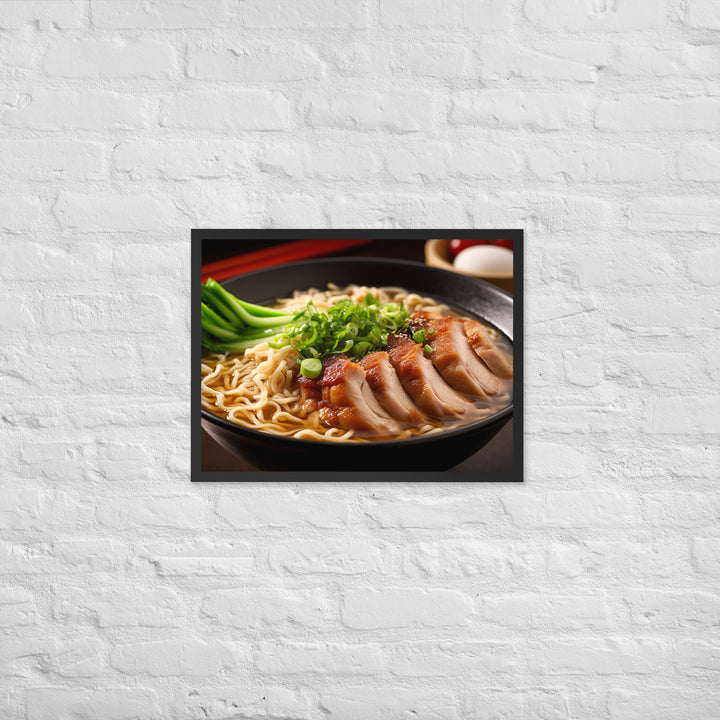 Chicken Ramen Framed poster 🤤 from Yumify.AI