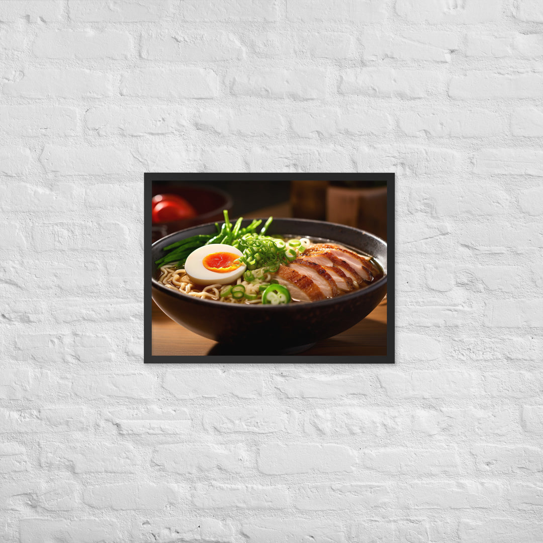 Chicken Ramen Framed poster 🤤 from Yumify.AI