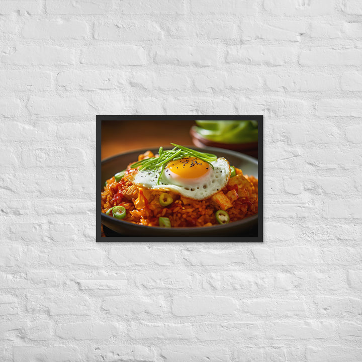 Kimchi Fried Rice Framed poster 🤤 from Yumify.AI