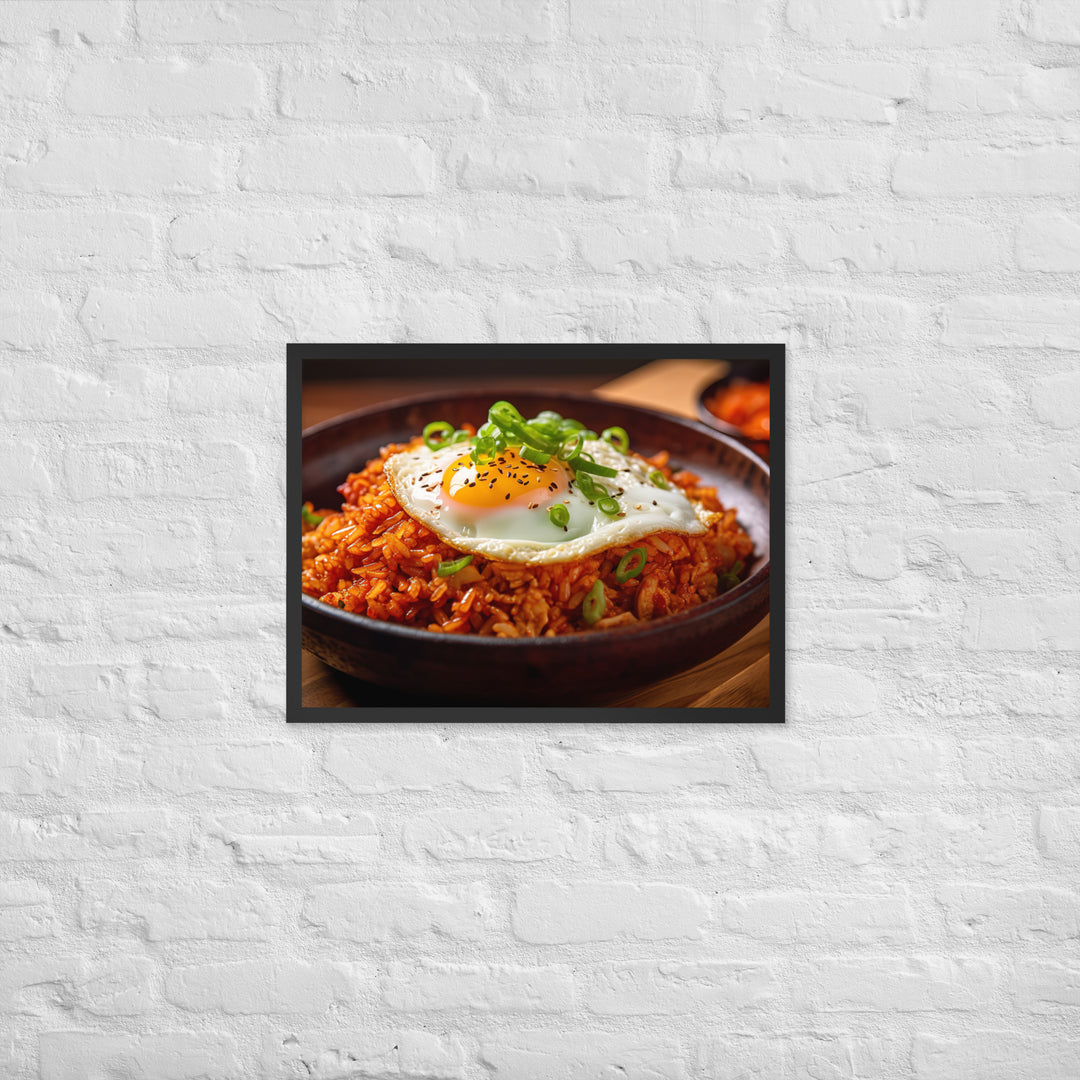 Kimchi Fried Rice Framed poster 🤤 from Yumify.AI