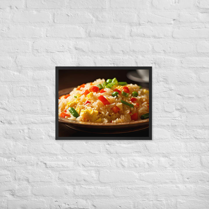 Egg Fried Rice Framed poster 🤤 from Yumify.AI