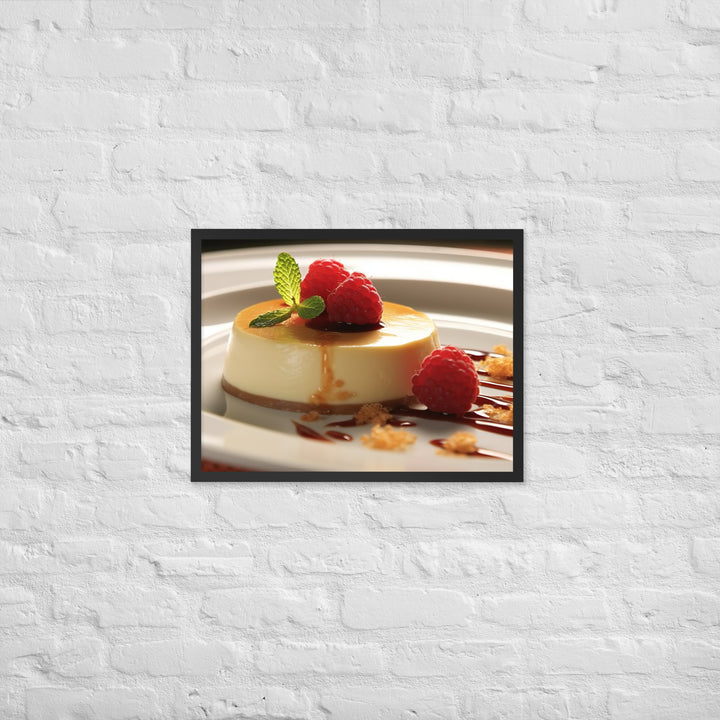 Cheese Dessert Framed poster 🤤 from Yumify.AI