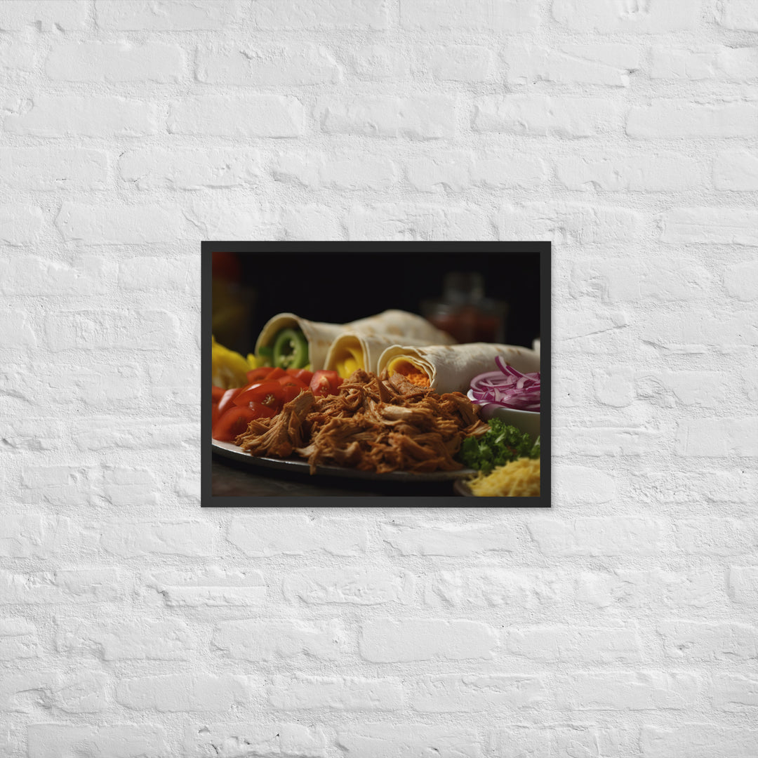 Shawarma Framed poster 🤤 from Yumify.AI