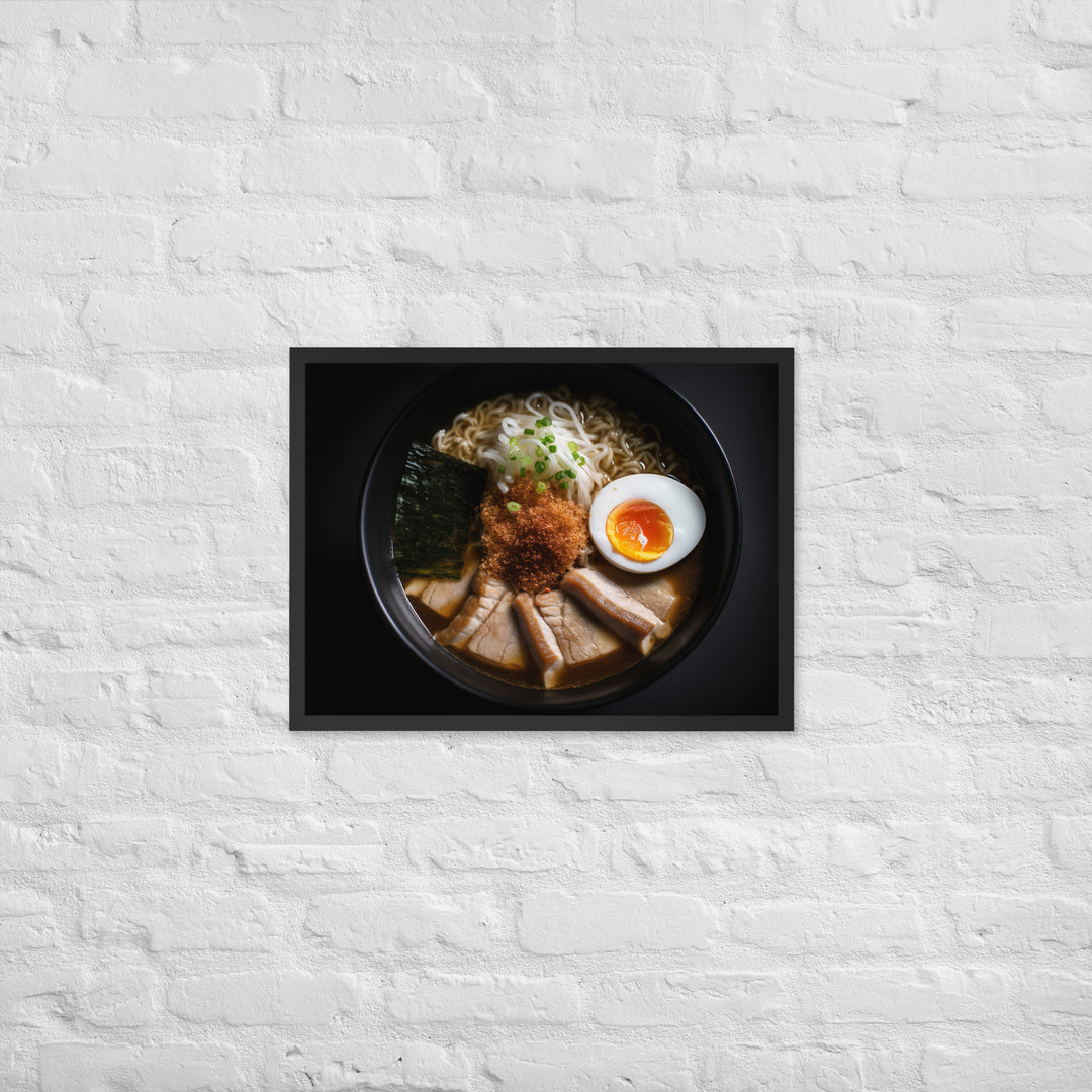 Pork Belly Ramen Framed poster 🤤 from Yumify.AI