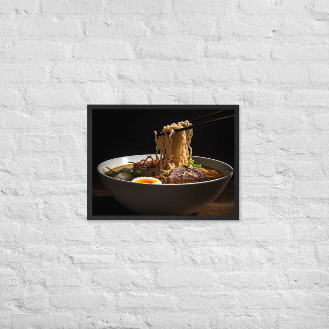 Beef Ramen Framed poster 🤤 from Yumify.AI