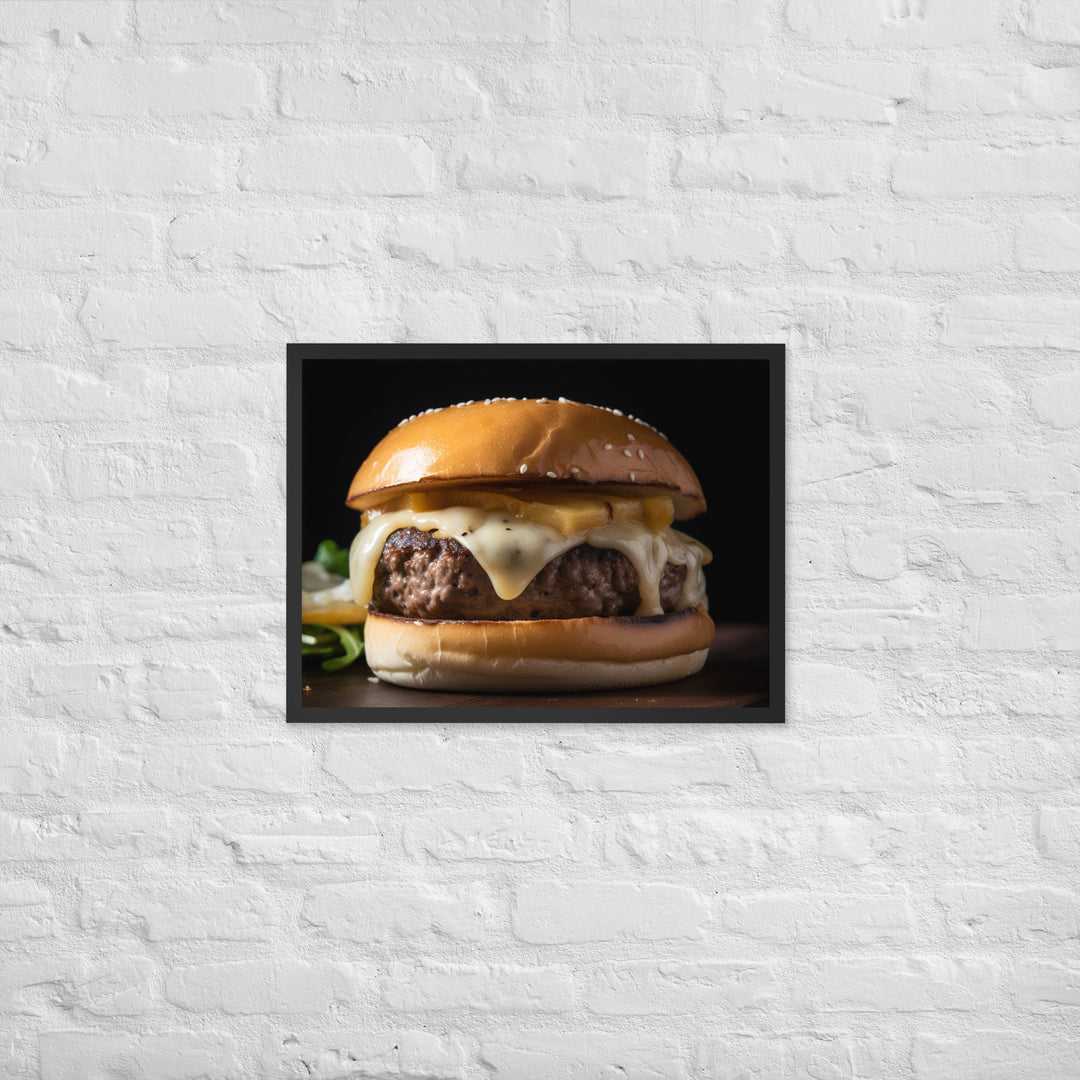 Gourmet Burgers Framed poster 🤤 from Yumify.AI