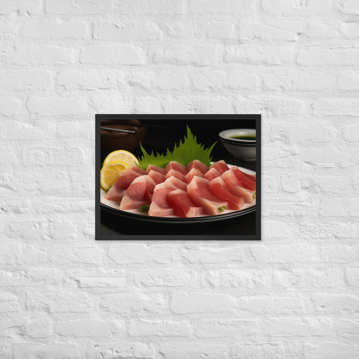 Sashimi Framed poster 🤤 from Yumify.AI