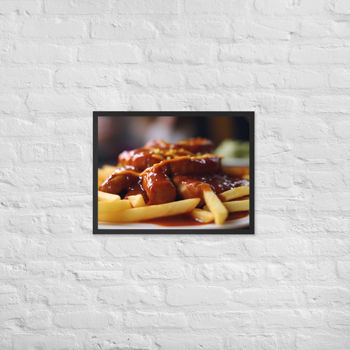 Currywurst Framed poster 🤤 from Yumify.AI