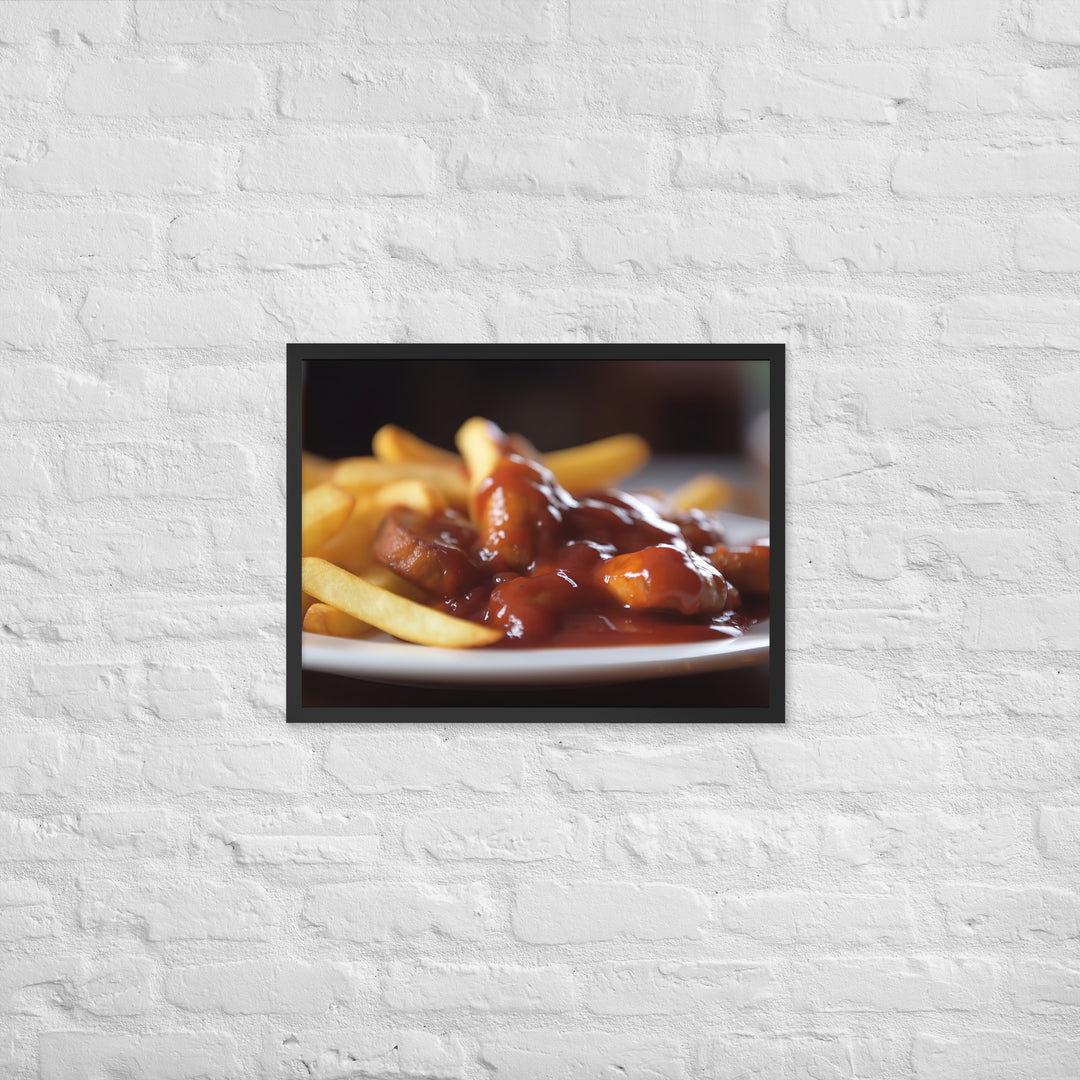 Currywurst Framed poster 🤤 from Yumify.AI