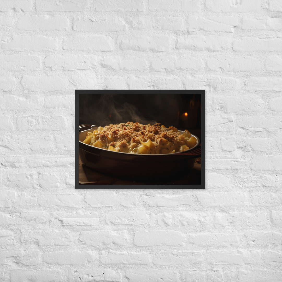 Baked Sausage and Cheese Casserole Framed poster 🤤 from Yumify.AI