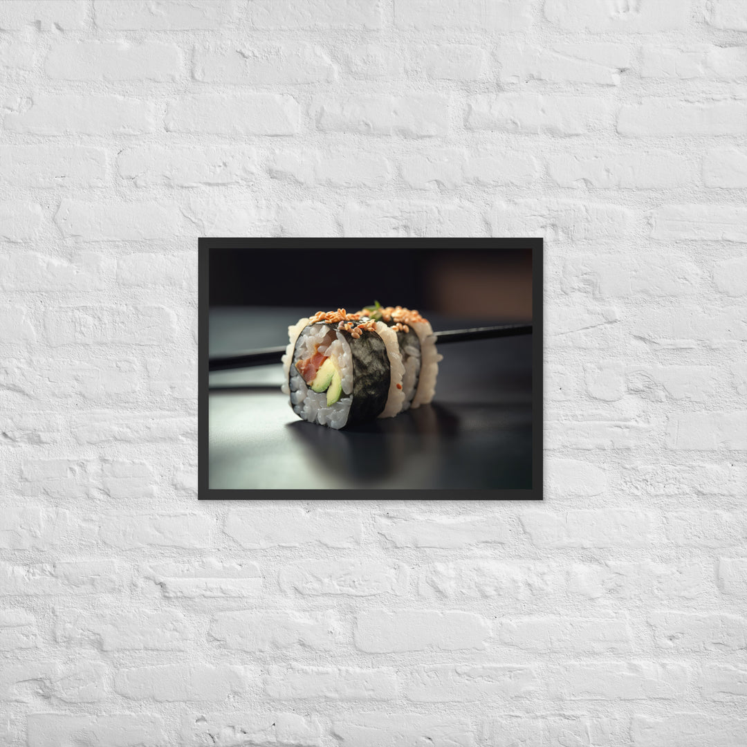 Maki Rolls Framed poster 🤤 from Yumify.AI