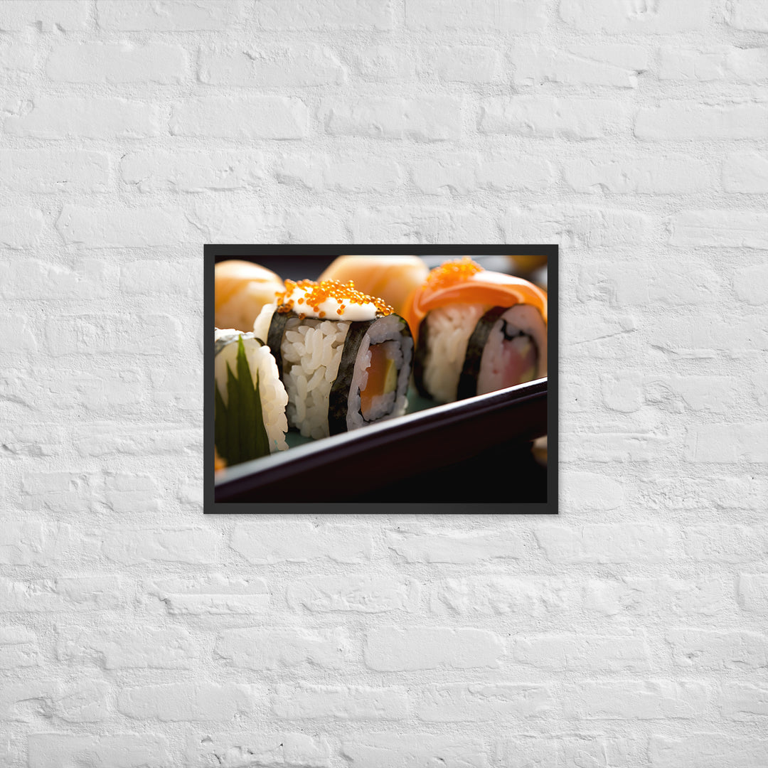 Sushi Framed poster 🤤 from Yumify.AI