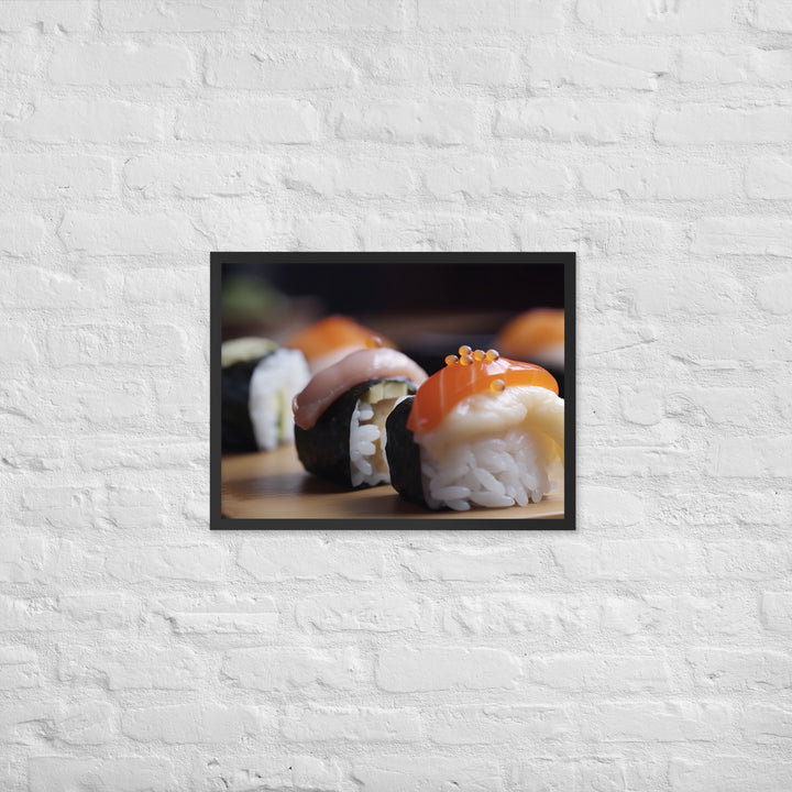 Sushi Framed poster 🤤 from Yumify.AI