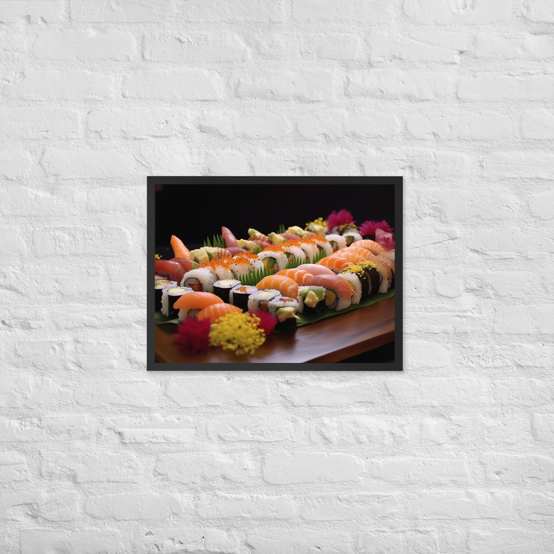 Sushi Framed poster 🤤 from Yumify.AI