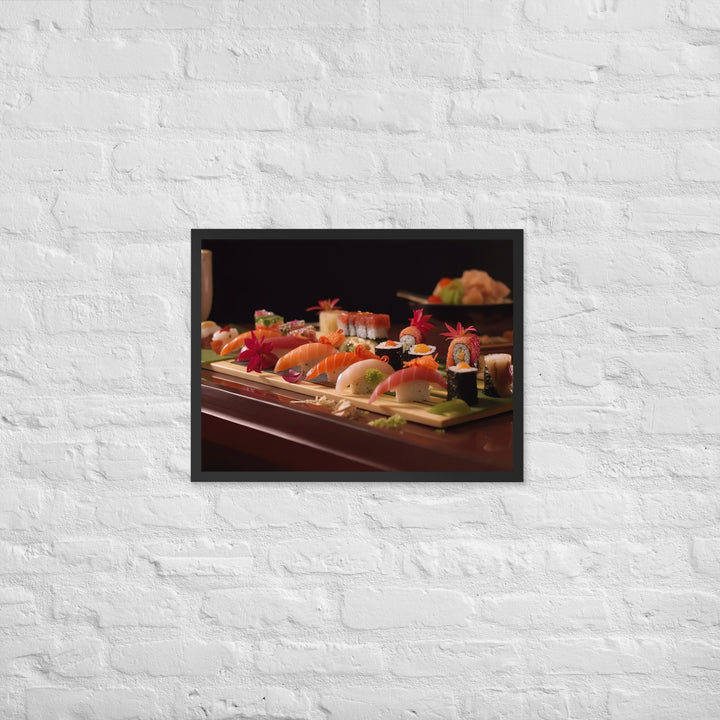 Sushi Framed poster 🤤 from Yumify.AI