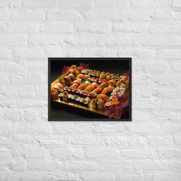 Sushi Framed poster 🤤 from Yumify.AI